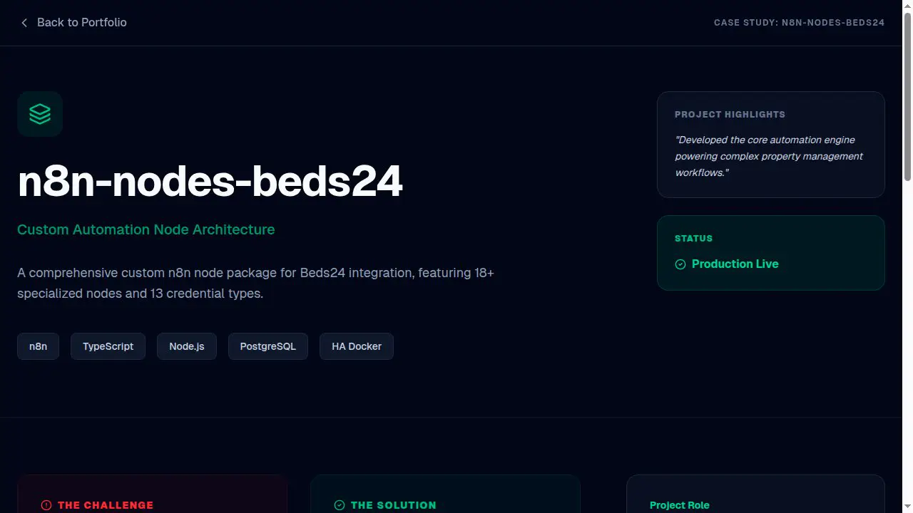 n8n Beds24 integration dashboard